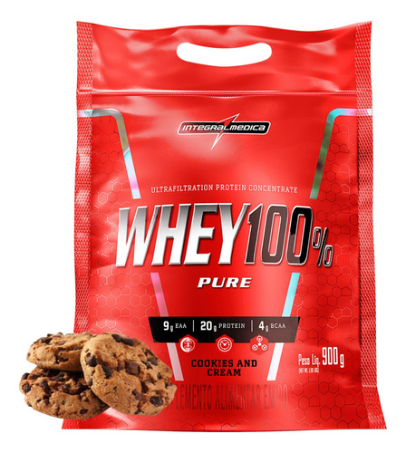 Suplemento Whey Protein 900g Creatina 150g Integralmedica