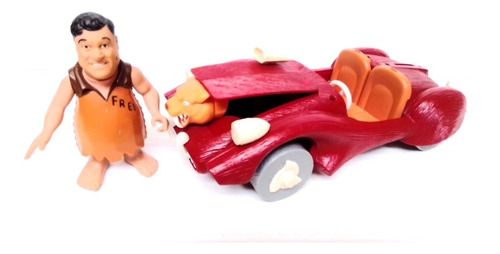 Los Picapiedras Troncomovil 1993 Mattel Pedro Picapiedra (Usado)