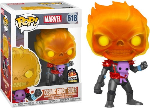 Pop! Cosmic Ghost Rider With Baby Thanos L.a. Comic Con