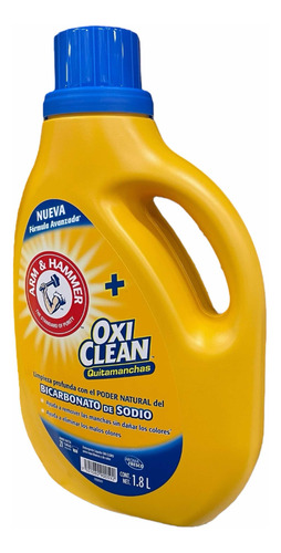 Pack 2x Detergente Ropa Harm & Hammer + Oxi Clean 1.8 Litros