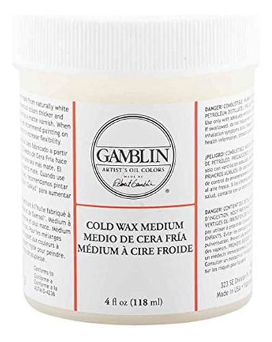 Cera Fría Pintura Al Óleo Medium 4oz Jar