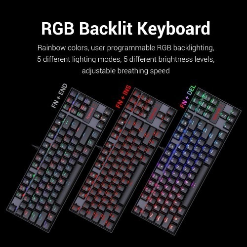 Teclado Mecánico Redragon Kumara K552 Rgb - Ritech_chile