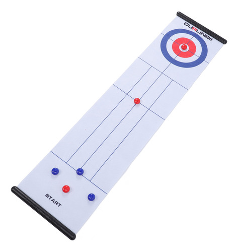Set De Juego De Mesa Curling, Tapete Grande Interactivo De M
