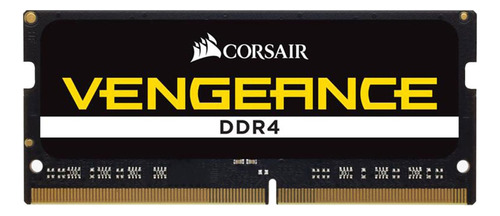 Memoria RAM Vengeance gamer color negro  16GB 1 Corsair CMSX16GX4M1A2400C16