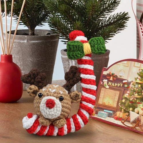 Kits De Crochet Navideños, Kits De Muñecas De Muleta