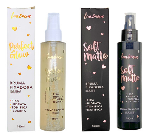 Bruma Fixadora Perfect Glow E Soft Matte Lua&neve Cor Soft Matte - Lua&neve