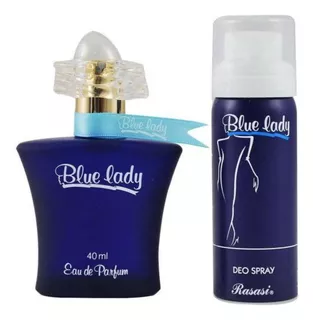 Perfume Rasasi Blue Lady Edp Para Mujer 40ml + Deo