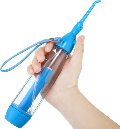 Irrigador Dental De Bomba Manual Para Higuiene-azul