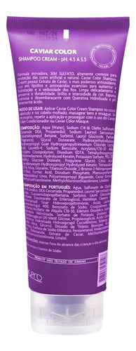 Shampoo Caviar Cream Proteção Da Cor Antioxidante Kpro 240ml