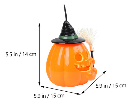 Lámpara Led Nocturna Con Forma De Calabaza, 1 Unidad, Decora