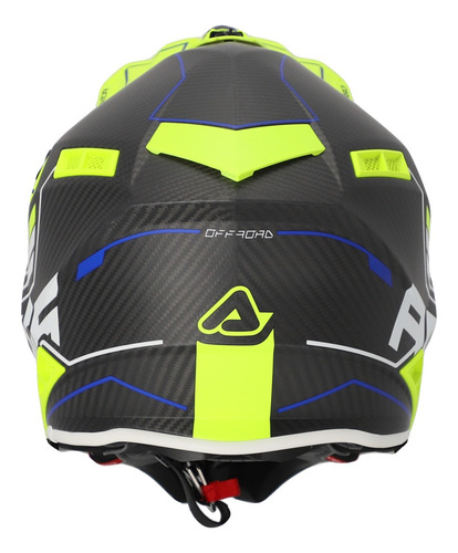 Casco Motocross Acerbis Carbono Amarillo Negro M - Cafe Race