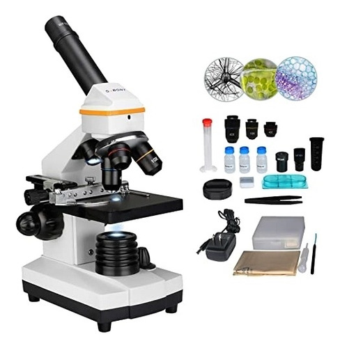 Microscopio Monocular Compuesto,40x-1600x.