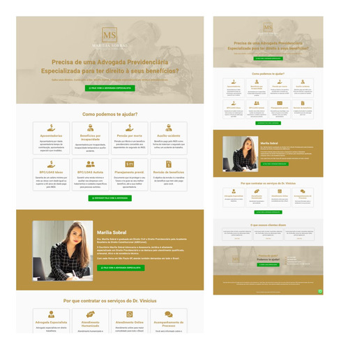 Pack 02 Landing Pages Para Advogado Pro De Alta Conversão