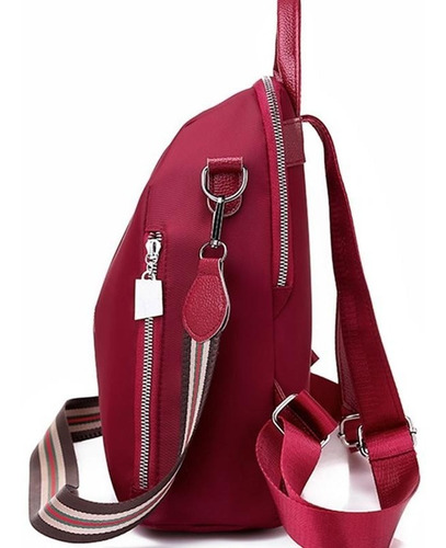 Imagen 2 de 3 de Bolsa Backpack Mochila 3 Cierres Elegante Envío Gratis