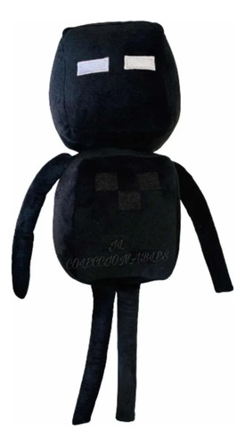 Peluche Muneco Enderma Minecraft Bordado Kawai