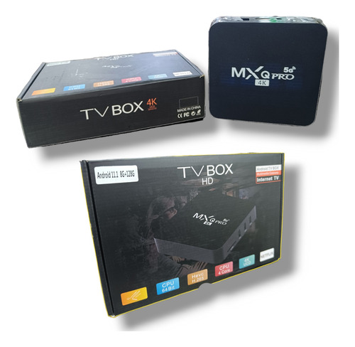 Tv Box Android 4k128gb + 8 Gb Cable Hdmi , Control Cargador