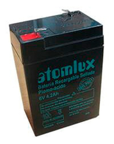 Bateria P/ Luces Emergencia X 12unidades Atomlux  6v 4,2ah 