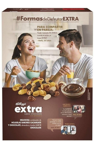 Kellogg's Cereal Extra Chocolate Con Almendras 370g