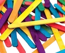 Comprar Palitos De Helado Color X 500 Surtidos Manualidades Hobbies