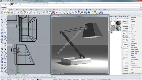 Rhinoceros 7 Versão 2020 + V-ray 4.0 + Rhinocam