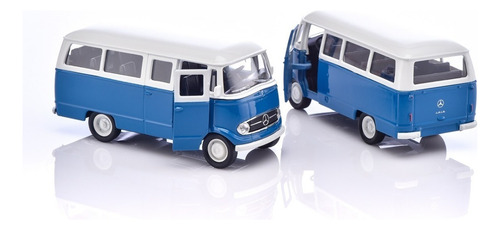 Camioneta Auto De Coleccion Welly 1:34 Mercedes Benz L319 Negro