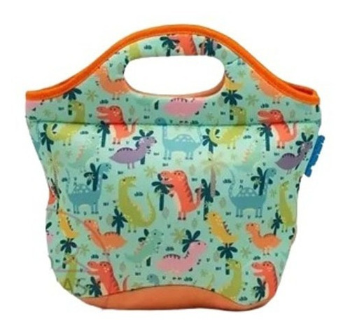 Lunchera Infantil Escolar Neoprene Niño Varios Diseños Dino