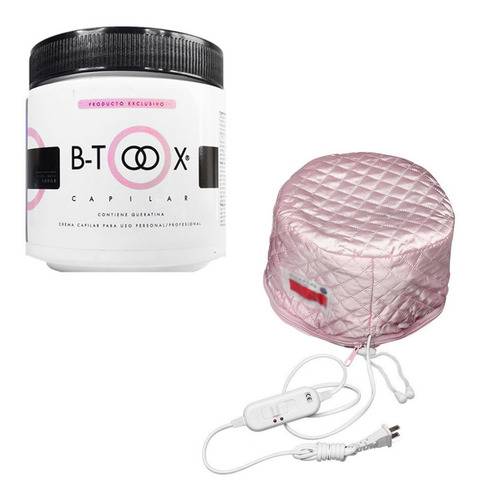 B-toox Capilar Ác Hialurónico, Argán 500g + Gorro Eléctrico