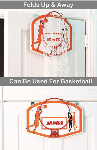 Imagen 6 de 6 de Cesto Para Lavandería De Baloncesto Bundaloo, Para Niños