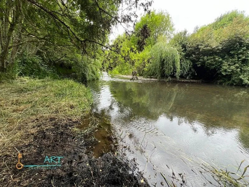 Parcela Con Orilla De Río Y Casa En Sector Pelales, Freire