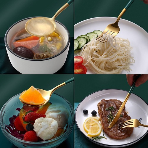 Juego De 12 Cuchillos De Tenedor, Cuchara, Buffet, Restauran