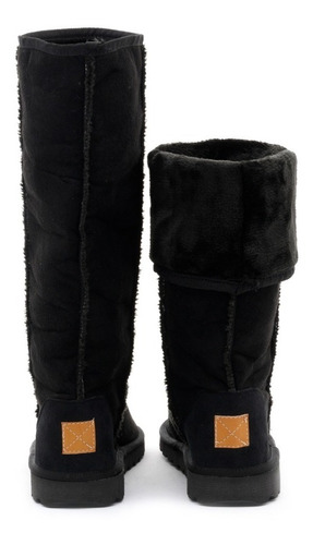 Imagen 4 de 6 de Bota Corderito Pantubota Gamuza Livianas Invierno Mujer
