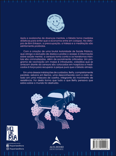 Livro Baby Blue de Bim Eriksson Editora HQueria Capa Mole em Português, 2024