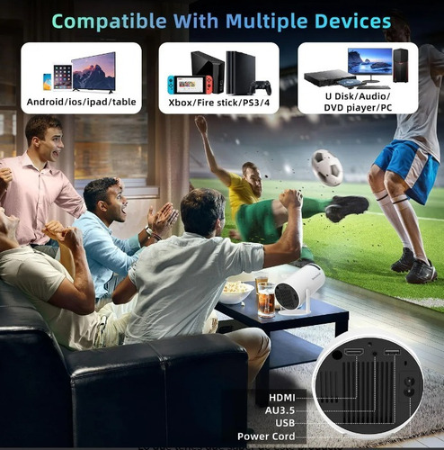 Proyector Portátil Hypro Freestyle Wifi Bluetooth 4k Magis Blanco