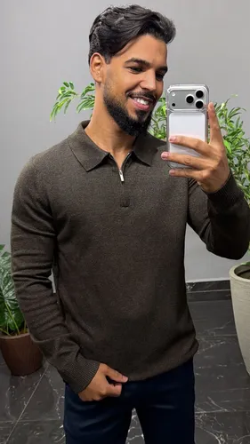 Suéter Masculino Premium Slim Casual Blusa Inverno Old Money