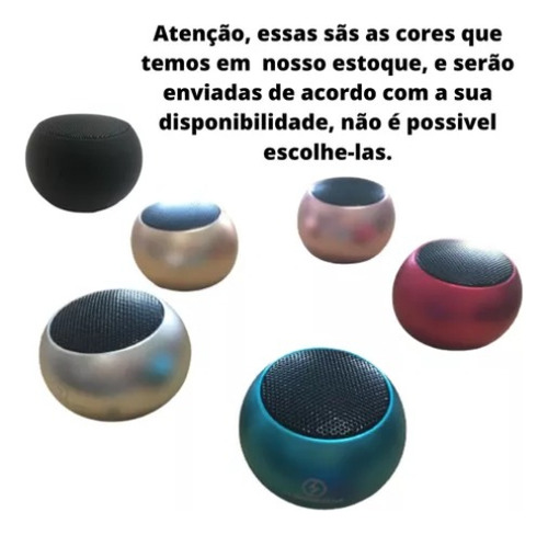 Mini Caixa De Som Com Grave Forte Portátil, Usb, Bluetooth Preto
