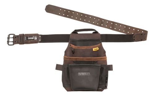 Bolso De Cuero Con Cinturón 12 Bolsillos Dewalt Dwst550115