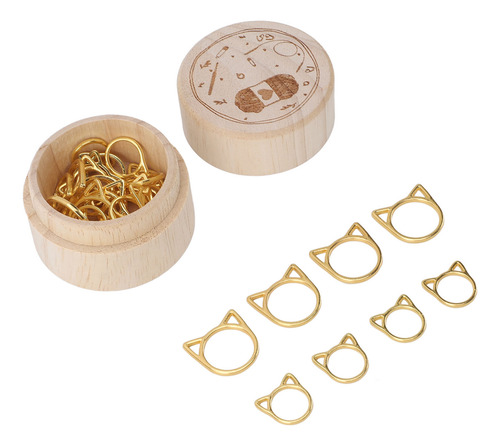 Marcador De Puntadas De Metal, 30 Unidades, Anillos Bonitos
