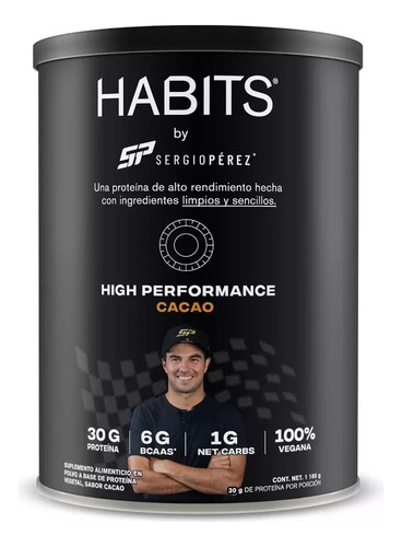 Habits High Performance Cacao Sergio Pérez 1.185g
