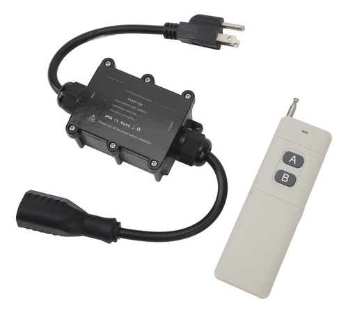 Receptor De Relé De 30 A Con Toma De Corriente De Control Re