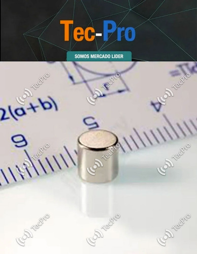 Imagen 6 de 9 de 50 Imanes De Neodimio 5x5 Mm Super Potentes