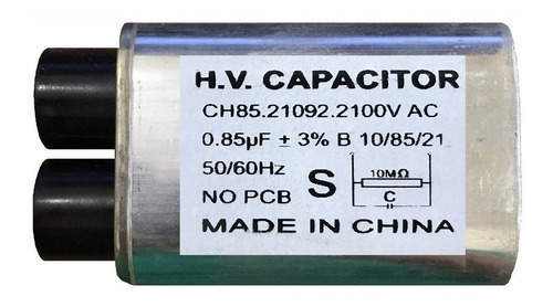 Capacitor Microondas 0,85uf 2100v Alta Tensão