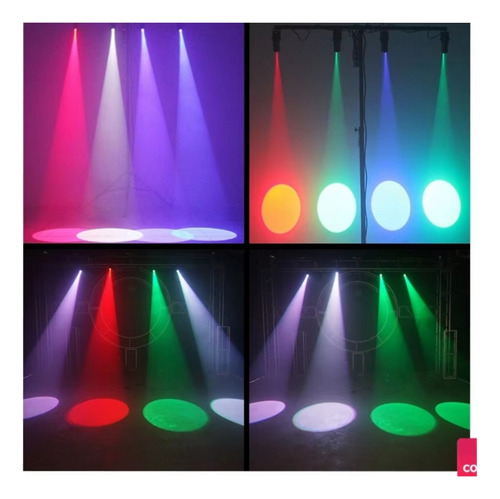 Foco Led Rgb Para Bola Disco/ Discoteca/dj/ Entrada Dmx