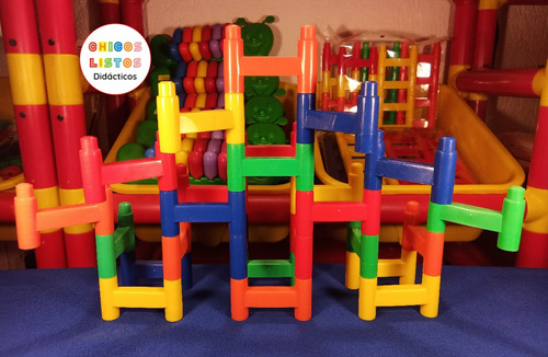 Imagen 2 de 3 de Escalera Magica 25 Pz Material Didactico Juguete Educativo