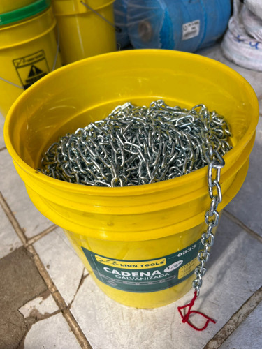 Bote De Cadena Con 25 Kg. Galvanizada 1/8 Son 131 Metros