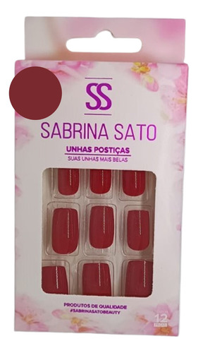 Unhas Postiças Autocolante Sabrina Sato Quadrada Ss-3115 Cor Multicolor Ss-3115 Cor 07