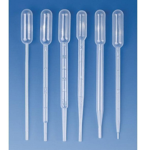 Gotero Plastico 3ml Graduado Pipeta Pasteur Caja X 500 Unds.