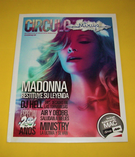 Madonna Revista Circulo Mixup 2012 Rasmus Garbage Gotye Tri