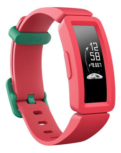 Fitbit Ace 2: Reloj Inteligente Rosa Diseño De La Correa Liso