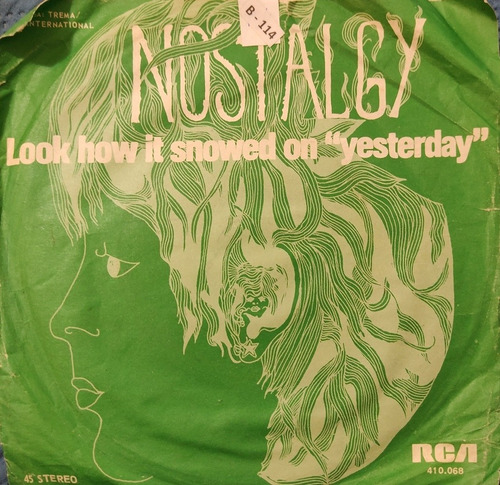 Vinilo Single De Nostalgy -that Chid Isnt ( B114