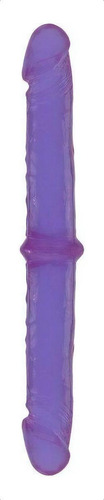Dildo Duplo De Silicone Com Glande Avantajada 34 Cm - 7641